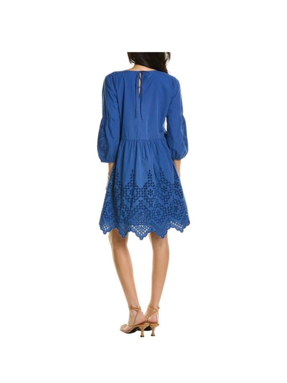 Johnny Was Merla Mini Dress in Blue Size Large - Picture 2 of 9